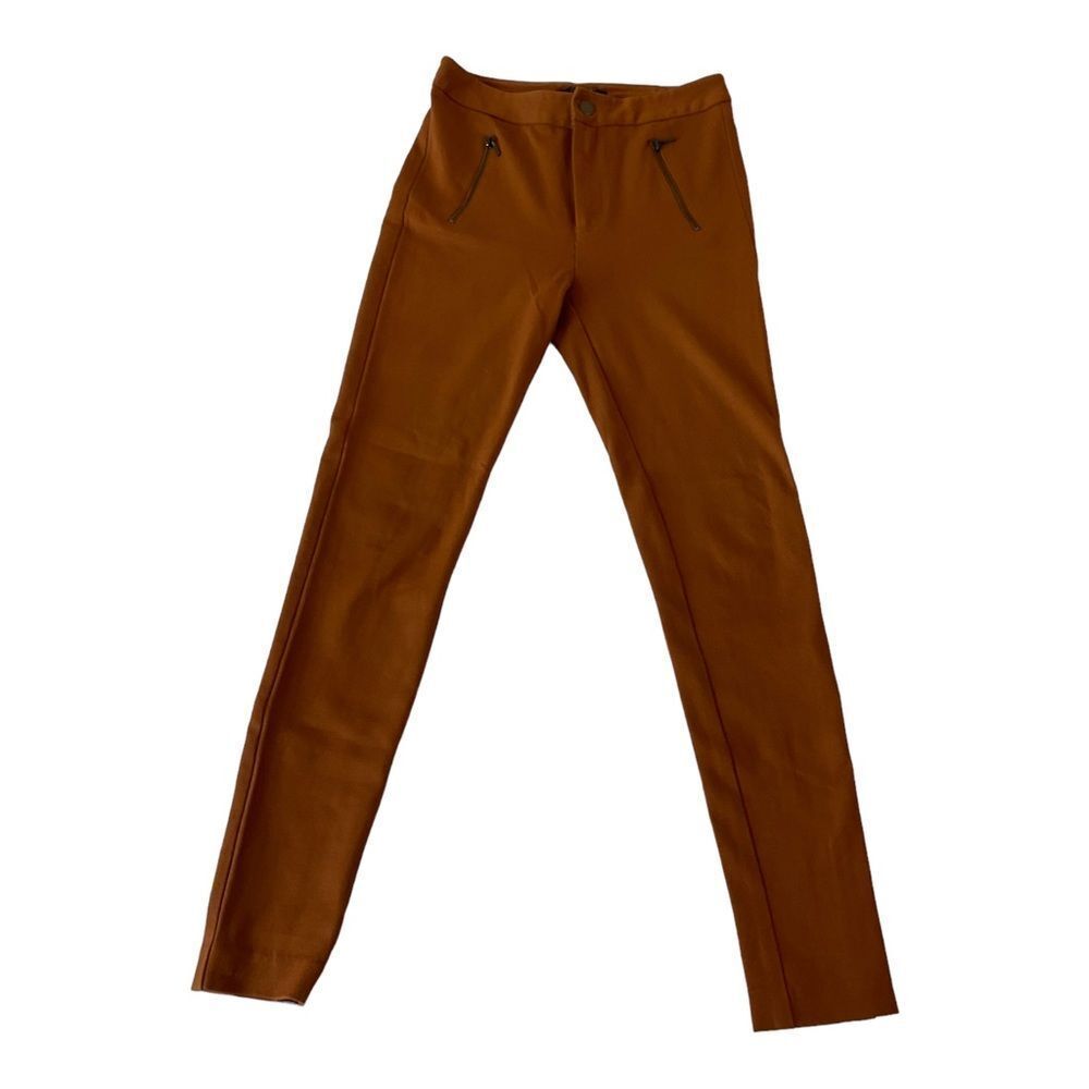 Forever 21 Womens Mustard Small Stretch Legging Skinny Slim Flat Pants